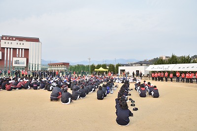 写真：開講式の様子