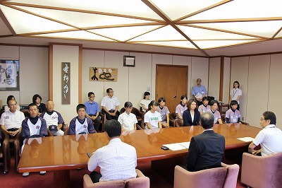 写真：激励会の全体の様子