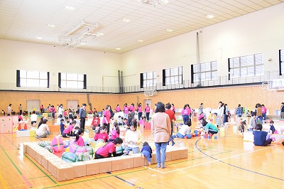 体育館の様子