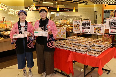 写真：販売キャンペーンの様子