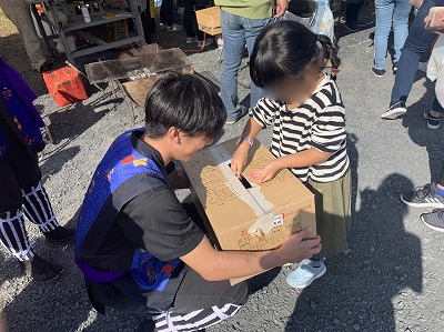 募金活動の様子