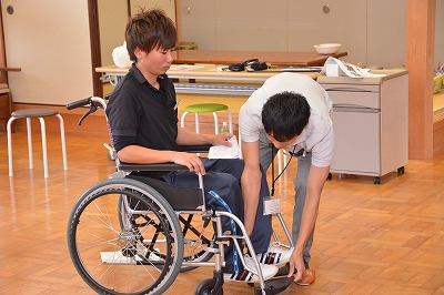 介護体験の様子