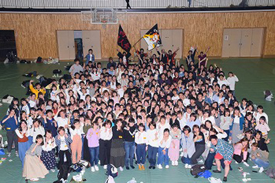 写真:最後は全員で記念撮影