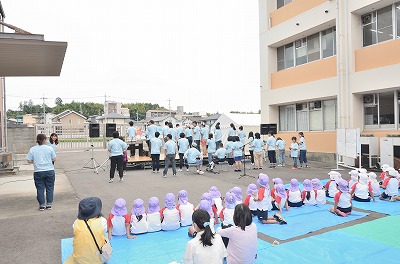 写真：白梅祭。ステージイベント。夢ステージ