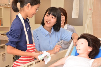 介護体験の様子