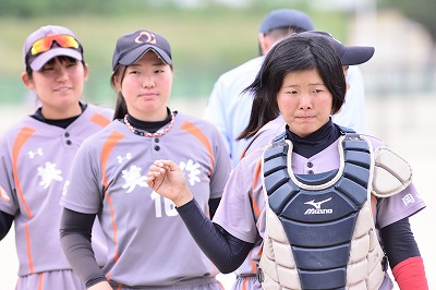 試合中の姿