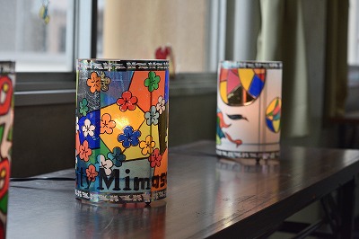 写真：白梅祭。企画。マップサークルによる展示