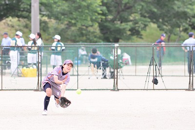 試合中の姿