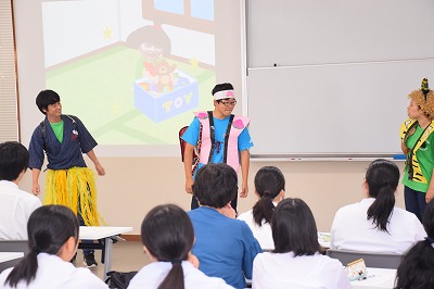 写真：社会福祉学科学科イベントでの障害の理解を広める創作劇