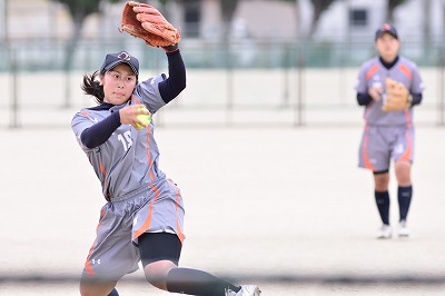試合中の姿