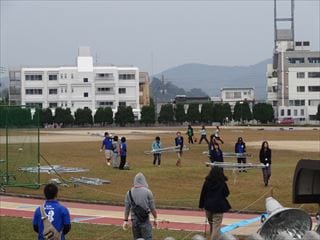 写真：白梅祭後片付けの様子
