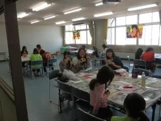 写真：絵描きイベントの様子