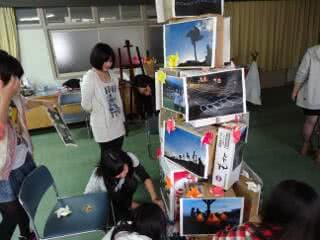 写真：白梅祭準備
