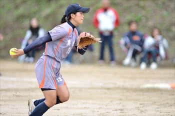 写真：ボールを投げようとするピッチャー
