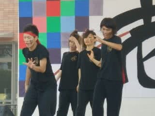 写真：うらじゃ踊りの様子