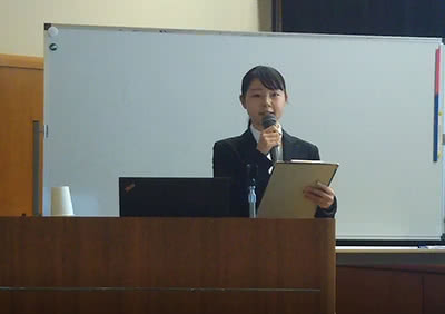 発表の様子