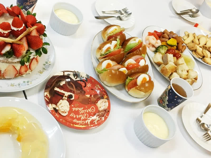 写真：クッキングサークルで作った料理