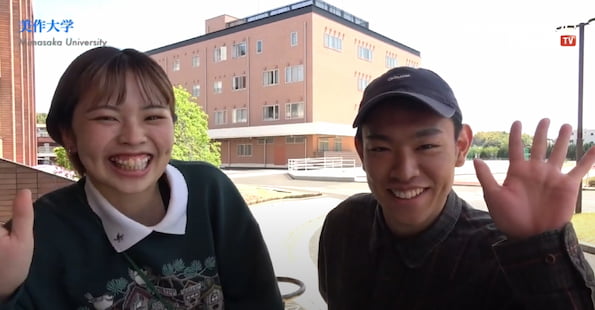 メッセージ動画の1シーン