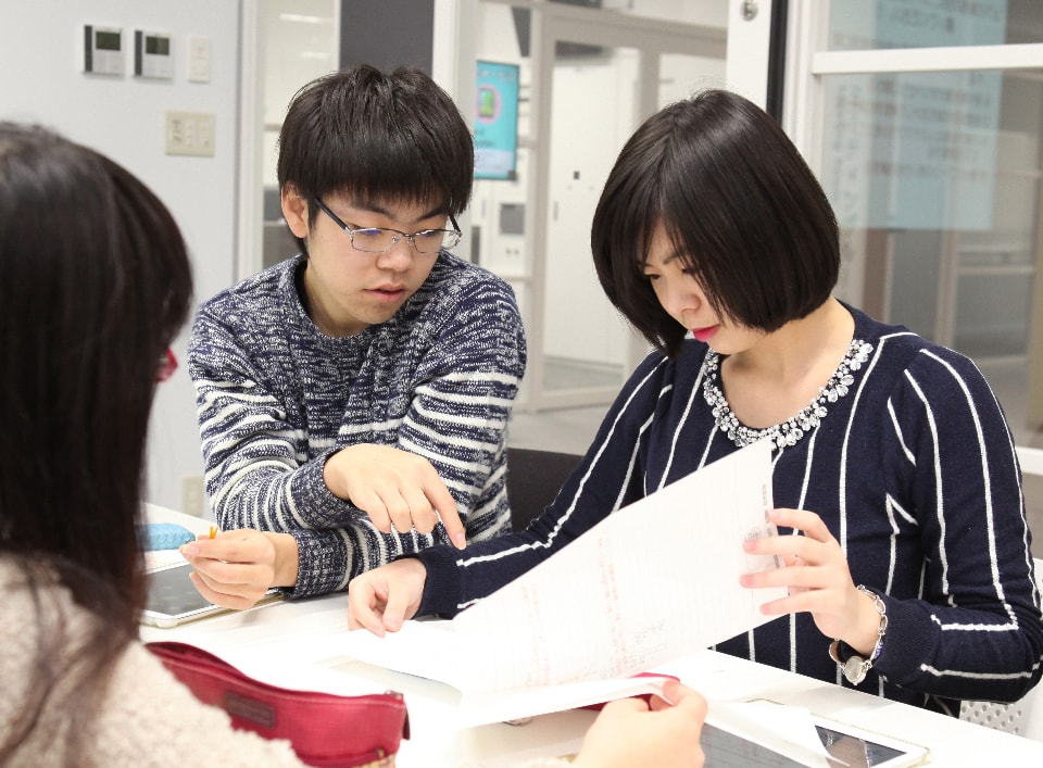 写真：社会福祉士養成課程の授業の様子