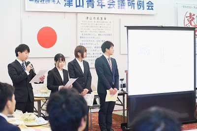 写真：障がい者の就労について説明