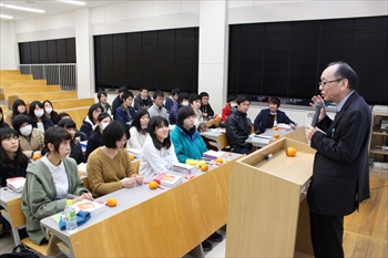 壮行会の写真