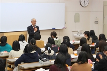 壮行会の写真