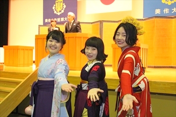 卒業式の写真