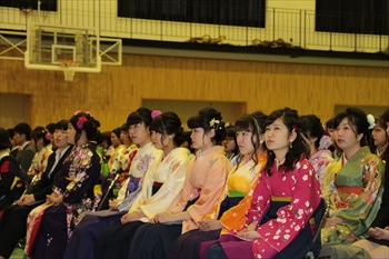 卒業式の写真