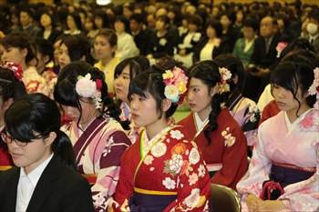 卒業式の写真