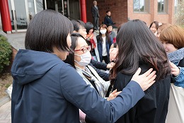 出発式の写真