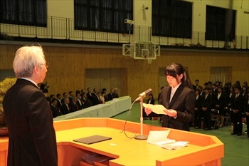 入学式の写真