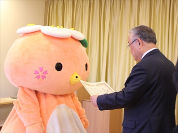 授賞式の写真