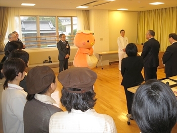 授賞式の写真