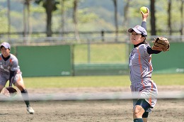 女子ソフトボール部の写真