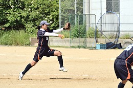女子ソフトボール部の写真