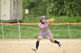 女子ソフトボール部の写真