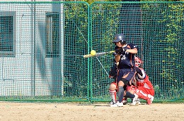 女子ソフトボール部の写真