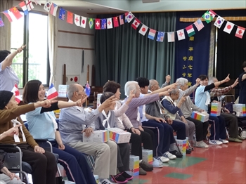運動会の写真