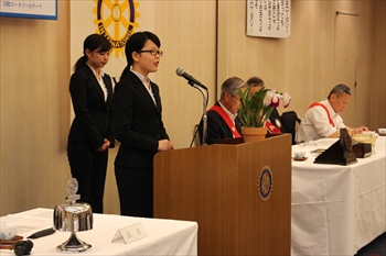 奨学金贈呈式の写真