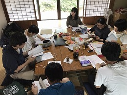 合宿中の様子の写真