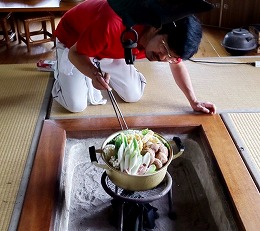 合宿中の様子の写真