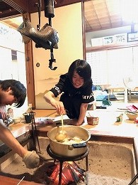 合宿中の様子の写真