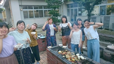 バーベキューの写真