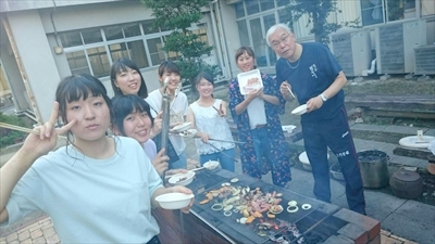 バーベキューの写真