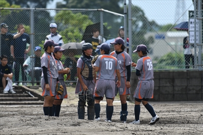 女子ソフトボール部の写真