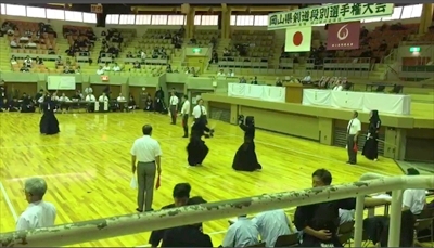 試合の写真